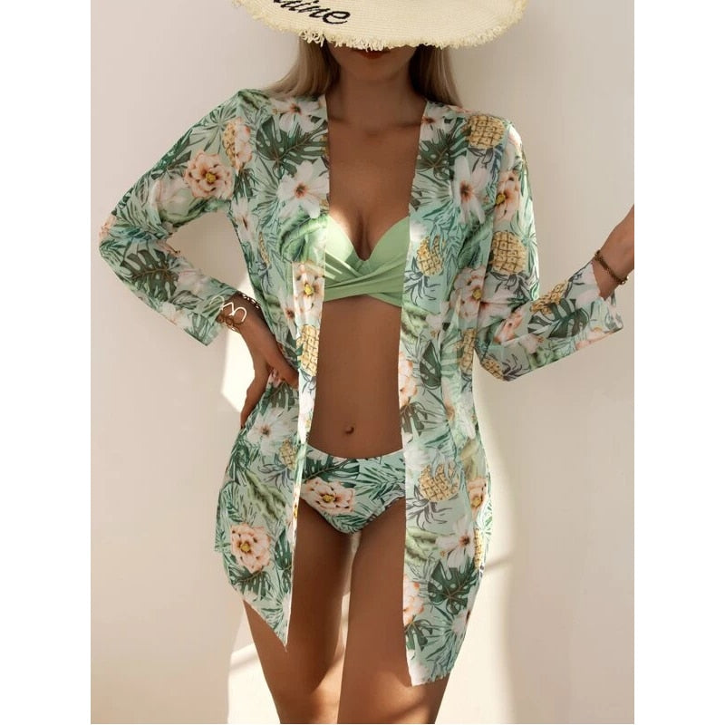 Coleção Sunshine Beachwear 2023 - Biquíni + Saída de Praia (BRINDE)