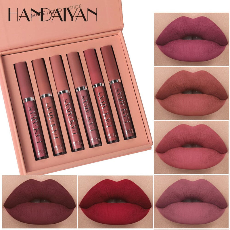 Batom Matte Handaiyan Original™ - Kit com 6 Unidades Wons Store 