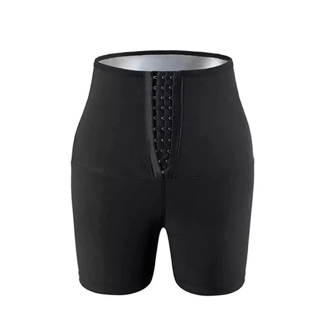 Calça e Cinta GrayShaper Efeito Sauna - Modela Cintura, Queima Calorias e Elimina Pochete 0 Wons Store Shorts Curto P (34-38) 