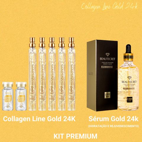 Collagen Line Gold 24K - Rejuvenescedor Wons Store Premium 