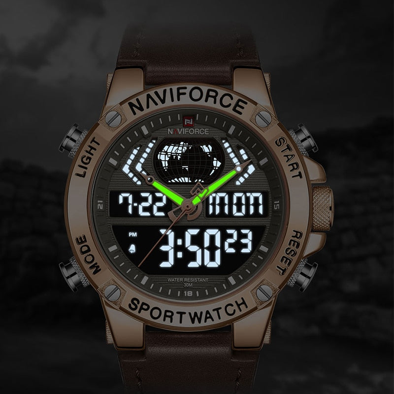 Relógio Naviforce Sport Watch Loja invictus Acessórios, Relógio Naviforce Sport Watch, Relógio Naviforce, Relógio Naviforce Sport, Relógio Masculino, Relógio Para Presente, Relógio de Luxo, Relógio em Promoção, Promoção de Relógios, Relógio a Prova D'água, Relógio a Prova de Água, Relógio de Marca, Relógio com Pulseira de Couro, Relógio de Pulso, Relógio Para Homens.