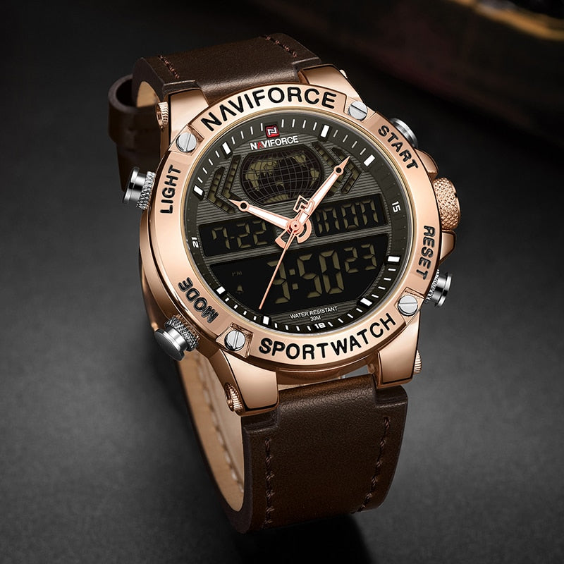 Relógio Naviforce Sport Watch Loja invictus Acessórios, Relógio Naviforce Sport Watch, Relógio Naviforce, Relógio Naviforce Sport, Relógio Masculino, Relógio Para Presente, Relógio de Luxo, Relógio em Promoção, Promoção de Relógios, Relógio a Prova D'água, Relógio a Prova de Água, Relógio de Marca, Relógio com Pulseira de Couro, Relógio de Pulso, Relógio Para Homens.