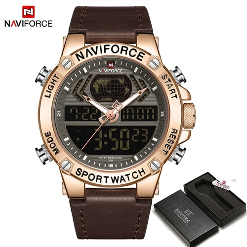 Relógio Naviforce Sport Watch Loja invictus Acessórios, Relógio Naviforce Sport Watch, Relógio Naviforce, Relógio Naviforce Sport, Relógio Masculino, Relógio Para Presente, Relógio de Luxo, Relógio em Promoção, Promoção de Relógios, Relógio a Prova D'água, Relógio a Prova de Água, Relógio de Marca, Relógio com Pulseira de Couro, Relógio de Pulso, Relógio Para Homens.