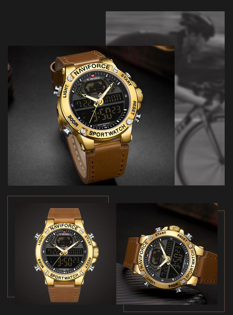 Relógio Naviforce Sport Watch Loja invictus Acessórios, Relógio Naviforce Sport Watch, Relógio Naviforce, Relógio Naviforce Sport, Relógio Masculino, Relógio Para Presente, Relógio de Luxo, Relógio em Promoção, Promoção de Relógios, Relógio a Prova D'água, Relógio a Prova de Água, Relógio de Marca, Relógio com Pulseira de Couro, Relógio de Pulso, Relógio Para Homens.