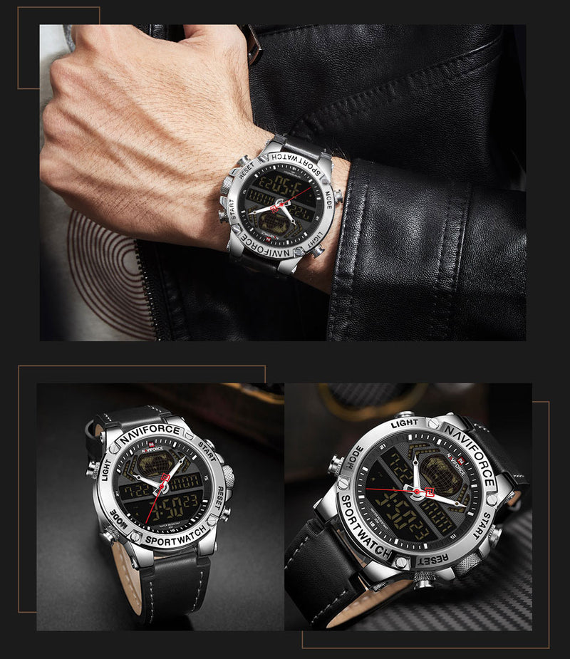 Relógio Naviforce Sport Watch Loja invictus Acessórios, Relógio Naviforce Sport Watch, Relógio Naviforce, Relógio Naviforce Sport, Relógio Masculino, Relógio Para Presente, Relógio de Luxo, Relógio em Promoção, Promoção de Relógios, Relógio a Prova D'água, Relógio a Prova de Água, Relógio de Marca, Relógio com Pulseira de Couro, Relógio de Pulso, Relógio Para Homens.