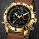 Relógio Naviforce Gold, Relógio, Relógio Naviforce, Relógio Naviforce Sport, Relógio Masculino, Relógio Para Presente, Relógio de Luxo, Relógio em Promoção, Promoção de Relógios, Relógio a Prova D'água, Relógio a Prova de Água, Relógio de Marca, Relógio com Pulseira de Couro, Relógio de Pulso, Relógio Para Homens, Relógio Naviforce Gold Loja Invictus Acessórios.