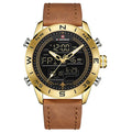 Relógio Naviforce Gold, Relógio, Relógio Naviforce, Relógio Naviforce Sport, Relógio Masculino, Relógio Para Presente, Relógio de Luxo, Relógio em Promoção, Promoção de Relógios, Relógio a Prova D'água, Relógio a Prova de Água, Relógio de Marca, Relógio com Pulseira de Couro, Relógio de Pulso, Relógio Para Homens, Relógio Naviforce Gold Loja Invictus Acessórios.