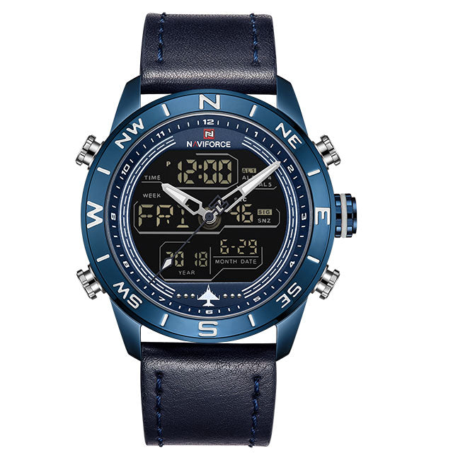 Relógio Naviforce Gold, Relógio, Relógio Naviforce, Relógio Naviforce Sport, Relógio Masculino, Relógio Para Presente, Relógio de Luxo, Relógio em Promoção, Promoção de Relógios, Relógio a Prova D'água, Relógio a Prova de Água, Relógio de Marca, Relógio com Pulseira de Couro, Relógio de Pulso, Relógio Para Homens, Relógio Naviforce Gold Loja Invictus Acessórios.