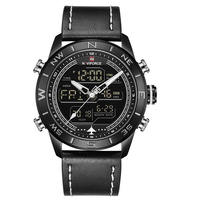 Relógio Naviforce Gold, Relógio, Relógio Naviforce, Relógio Naviforce Sport, Relógio Masculino, Relógio Para Presente, Relógio de Luxo, Relógio em Promoção, Promoção de Relógios, Relógio a Prova D'água, Relógio a Prova de Água, Relógio de Marca, Relógio com Pulseira de Couro, Relógio de Pulso, Relógio Para Homens, Relógio Naviforce Gold Loja Invictus Acessórios.