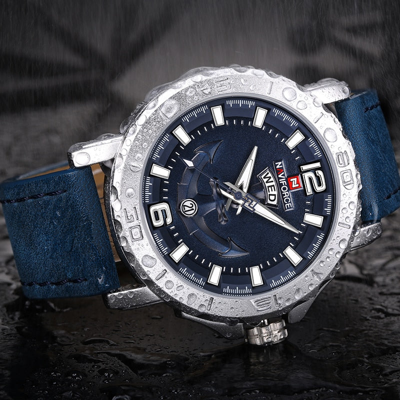 Relógio Naviforce Âncora, Relógio Naviforce, Relógio Naviforce Sport, Relógio Masculino, Relógio Para Presente, Relógio de Luxo, Relógio em Promoção, Promoção de Relógios, Relógio a Prova D'água, Relógio a Prova de Água, Relógio de Marca, Relógio com Pulseira de Couro, Relógio de Pulso, Relógio Para Homens, Relógio Naviforce Âncora Loja Invictus Acessórios.