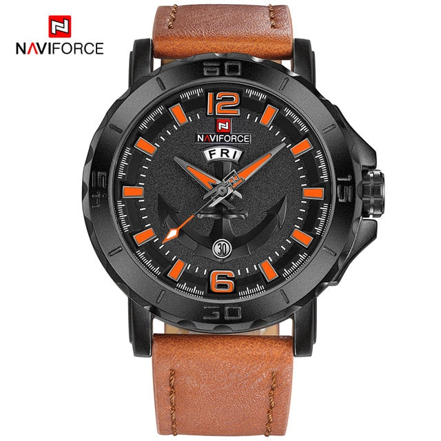 Relógio Naviforce Âncora, Relógio Naviforce, Relógio Naviforce Sport, Relógio Masculino, Relógio Para Presente, Relógio de Luxo, Relógio em Promoção, Promoção de Relógios, Relógio a Prova D'água, Relógio a Prova de Água, Relógio de Marca, Relógio com Pulseira de Couro, Relógio de Pulso, Relógio Para Homens, Relógio Naviforce Âncora Loja Invictus Acessórios.