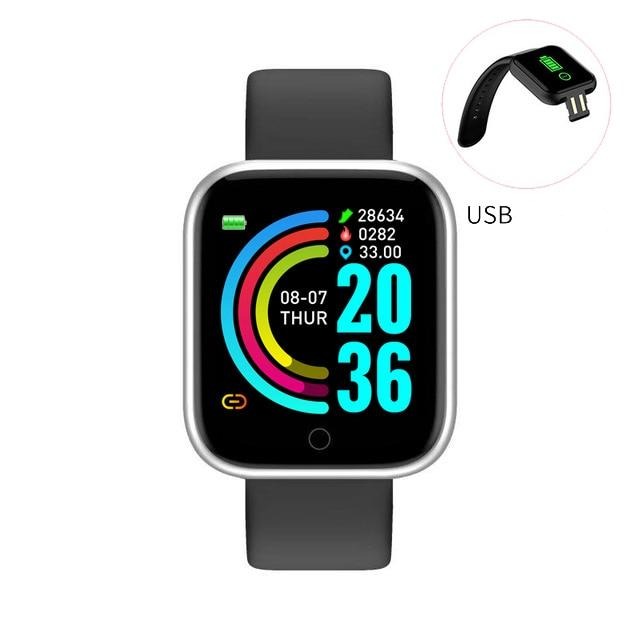 Smart Watch Y68 à prova d'água