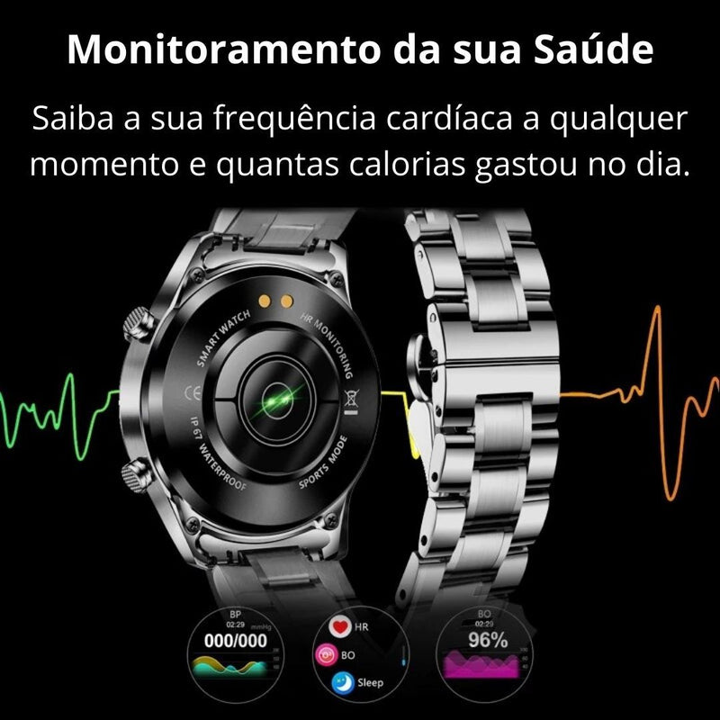 Smartwatch de Luxo - Modern Iron Relógios de pulso Wons Store 