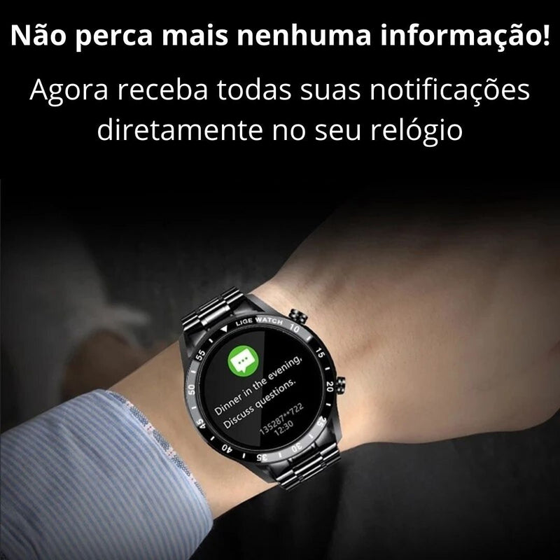 Smartwatch de Luxo - Modern Iron Relógios de pulso Wons Store 