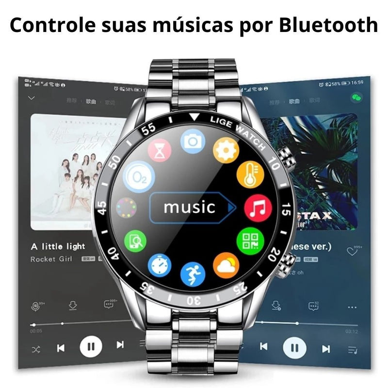 Smartwatch de Luxo - Modern Iron Relógios de pulso Wons Store 