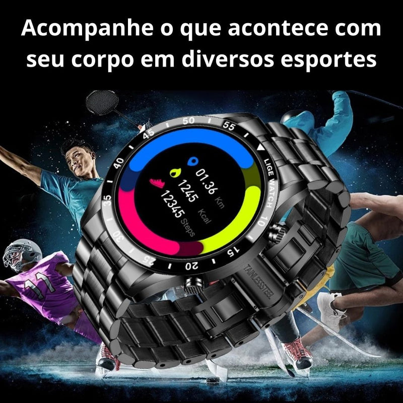 Smartwatch de Luxo - Modern Iron Relógios de pulso Wons Store 